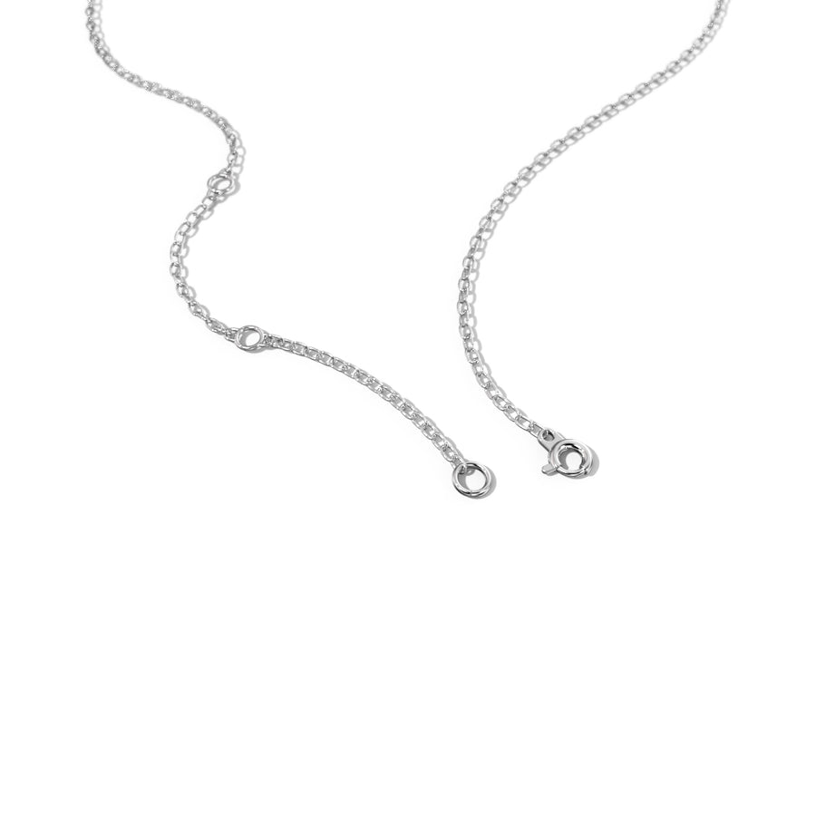 Triple Heart Silver Necklace